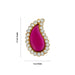 Stone Pottu - 1.2 x 1 Inches | Stone Bindi/ Stone Tilak for Deity - Head & Face Accessories
