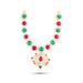 Stone Necklace - 5 Inches | Multicolour Stone Haram/ Stone Jewellery for Deity Decor/ 45 Gms Approx - Neck & Body Accessories