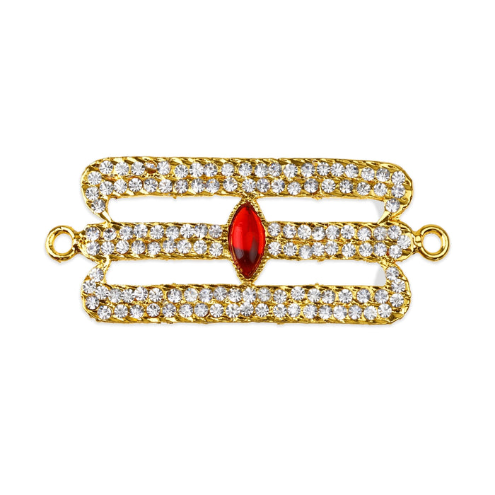 Vibuthi Pattai  - 1.5 x 3.25 Inches |  Vibhuti Stone/ Shiva Vibuthi/ Tripundra Tilak for Deity - Head & Face Accessories