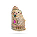 Stone Mukut - 8 x 5.5 Inches | Kiridam / MultiColour Stone Half Crown / Stone Kireedam for Deity - Head & Face Accessories