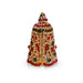 Stone Kireedam - 3.5 Inch | Full Mukut/ Multicolour Stone Kiritam/ Crown for Deity - Head & Face Accessories