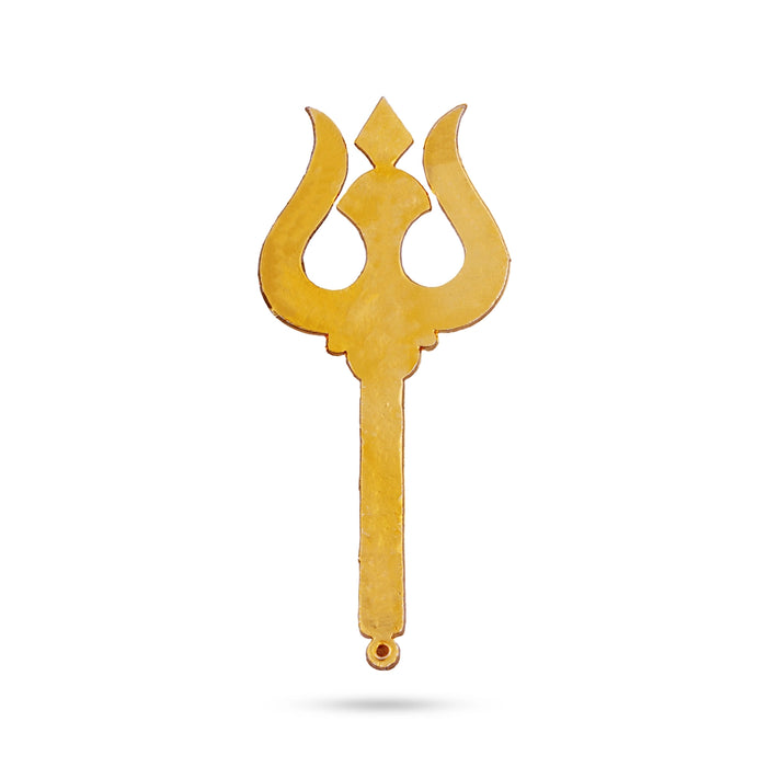 Trishul - 3 x 1.25 Inches | Stone Astras/ God Shiva Trishul/ Soolam/ Durga Maa Trishul for Pooja