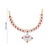 Stone Necklace - 2.75 Inches | Stone Jewellery for Deity Decor - Neck & Body Accessories