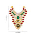 2 Step Stone Necklace - 3 x 2 Inches | 2 Step Haram/ Multicolour Stone Jewellery for Deity - Neck & Body Accessories