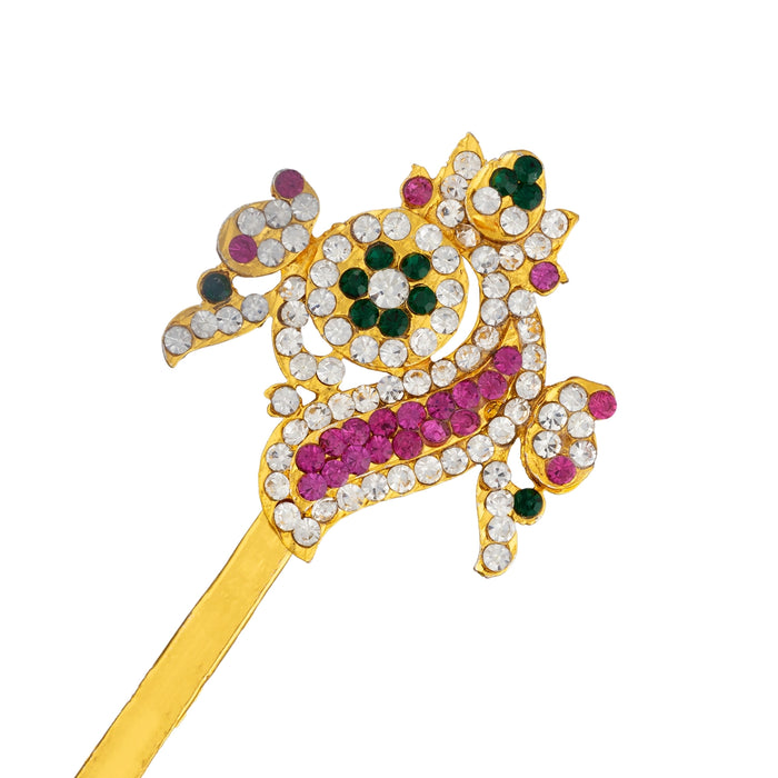 Shankh Chakra Set - 3 x 1.75 Inches | Stone Jewellery/ Venkateswara Shanku Chakram for Deity Decoration