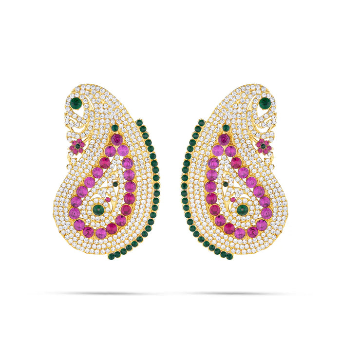 Stone earrings for Varalakshmi Vratam Shop at Giri 