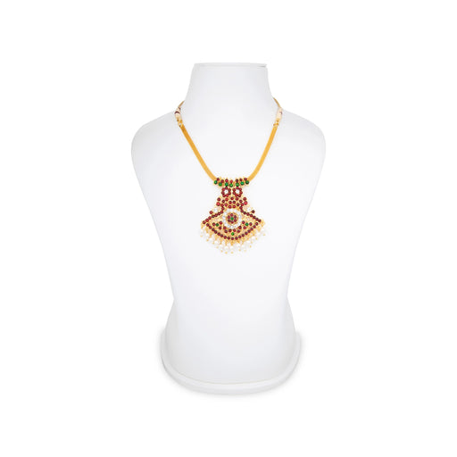 Kemp Necklace - 5.5 Inches | Stone Necklace/ Stone Bharatanatyam Jewellery/ Dance Jewellery for Women - Dance Jewellery