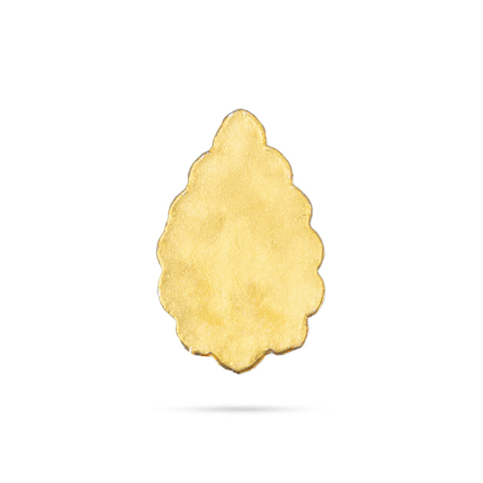 Stone Bindi - 0.5 X 0.25 Inch | Stone Pottu/ Bindi With Stone For Deity Decor - Head & Face Accessories