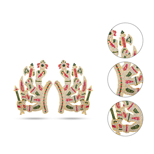 Lakshmi Hand - 7 x 4.5 Inches | Hastham/ Amman Hand/ Stone Hand for Deity - Neck & Body Accessories