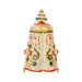 Stone Kireedam - 5.5 x 2.75 Inches | Full Mukut/ Multicolour Stone Kiritam/ Crown for Deity - Head & Face Accessories