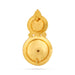 Stone Earring Set - 4 x 2 Inches | Karna Pathakam / Stone Studs / Multicolour Stone Ear Ring for Deity - Head & Face Accessories