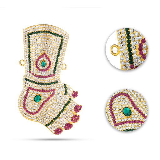 Stone Hastham Set - 6 x 3.5 Inches | Stone Hastham/ Stone Hands for Deity - Neck & Body Accessories