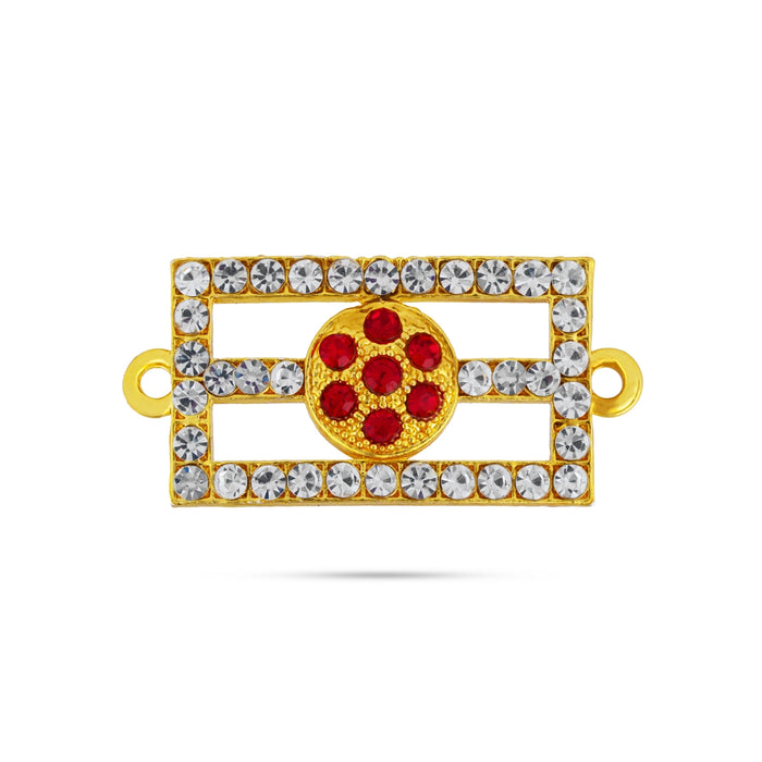Shivan Vibhuti Pattai - 0.5 x 1.5 Inch | Stone Tilak/ Stone Vibuthi Pattai/ Stone Jewellery for Deity Decor