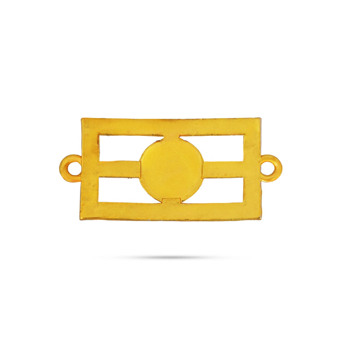 Shivan Vibhuti Pattai - 0.5 x 1.5 Inch | Stone Tilak/ Stone Vibuthi Pattai/ Stone Jewellery for Deity Decor