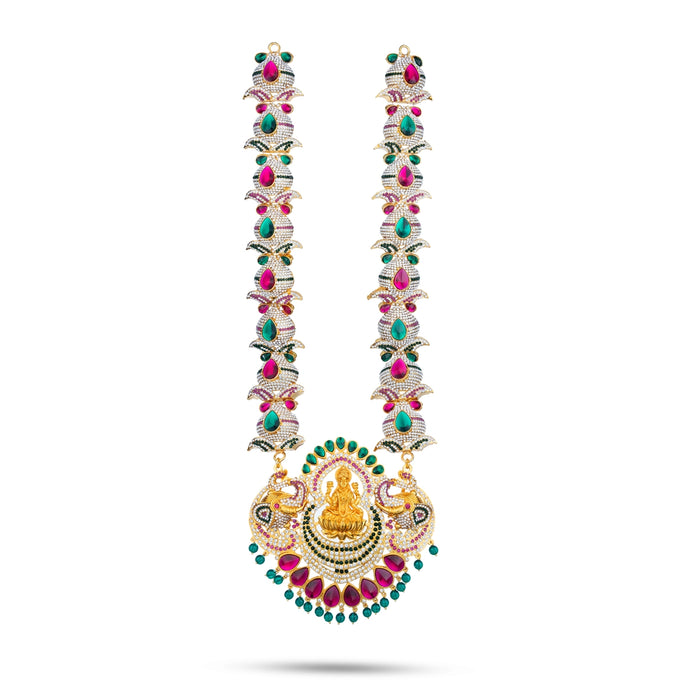 Stone Haram - 20 Inches | Multicolour Stone Jewellery/ Long Necklace for Deity - Neck & Body Accessories