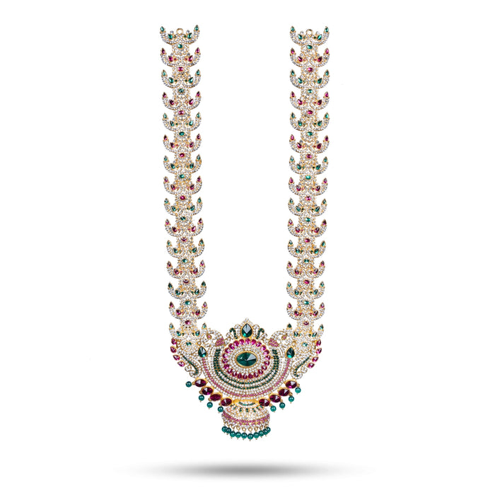 Stone Haram - 20 Inches | Multicolour Stone Jewellery/ Long Necklace for Deity