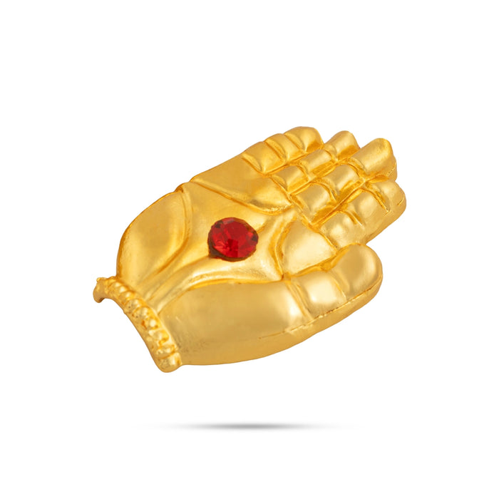 Hastham Pair - 1.5 x 1 Inches | Single Stone Hand/ Varalakshmi Hands/ Stone Jewellery for Deity Decor