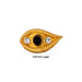 Stone Eye Pair - 0.75 Inch | Swamy Alangaram/ Gold Polish Amman Kanmalar For Deity Decoration - Head & Face Accessories