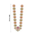Stone Haram - 18 Inches | Multi Coloured Stone Jewellery/ Long Stone Necklace for Deity - Neck & Body Accessories