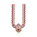 Stone Haram - 17 Inches | Multi Coloured Stone Jewellery/ Long Stone Necklace for Deity - Neck & Body Accessories