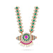 Stone Haram - 10 Inches | Long Stone Necklace/ Multicolour Stone Jewellery for Deity - Neck & Body Accessories