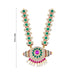 Stone Haram - 10 Inches | Long Stone Necklace/ Multicolour Stone Jewellery for Deity - Neck & Body Accessories