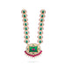 Stone Haram - 14 Inches | Long Stone Necklace/ Multi Coloured Stone Jewellery for Deity - Neck & Body Accessories