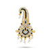 Multicolour Stone Crown -3.5 x 2 Inches | Thura Kireedam/ Mukut/ Kiridam/ Artificial Jewelry For Deity - Head & Face Accessories