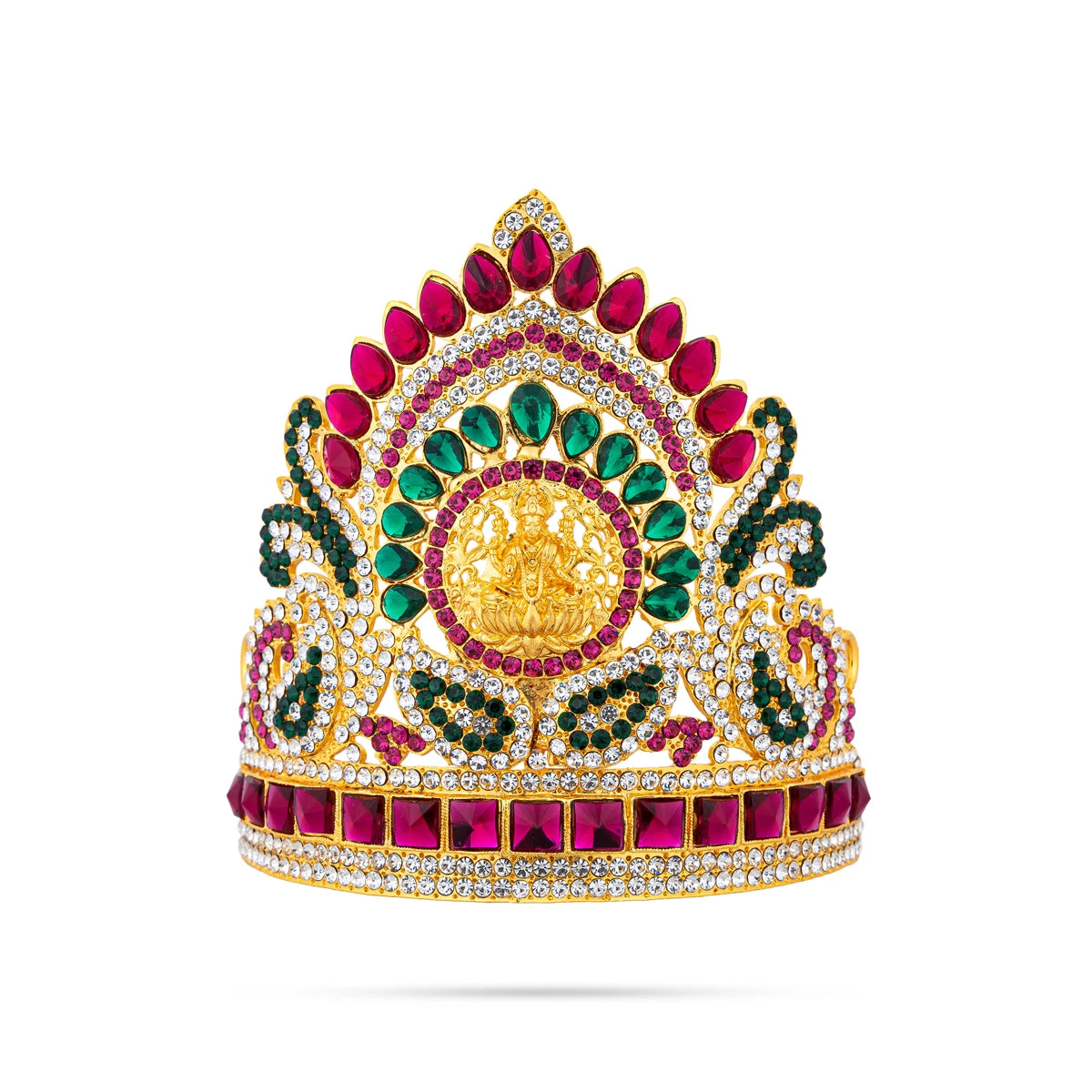 Giri - Half Crown | Stone Kireedam | Statue Jewellery