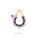 Stone Nathu - 0.75 X 0.75 Inch | Stone Nose Pin/ Small Nose Pin/ Stone Jewellery For Deity Alankaram - Head & Face Accessories