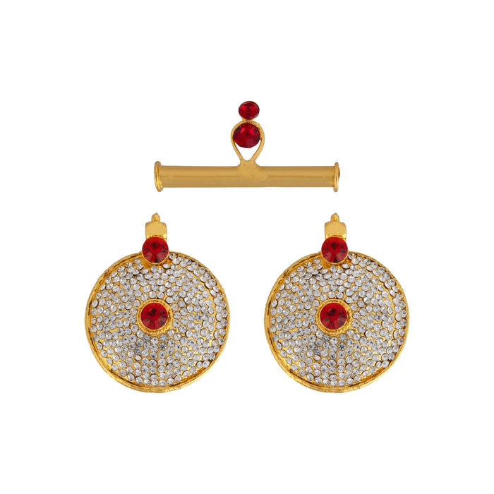Stone Mangal Sutra Set - 2.25 x 1.75 Inches| Mangal Sutra / Pottu Thaali / Mangalsutra for Deity