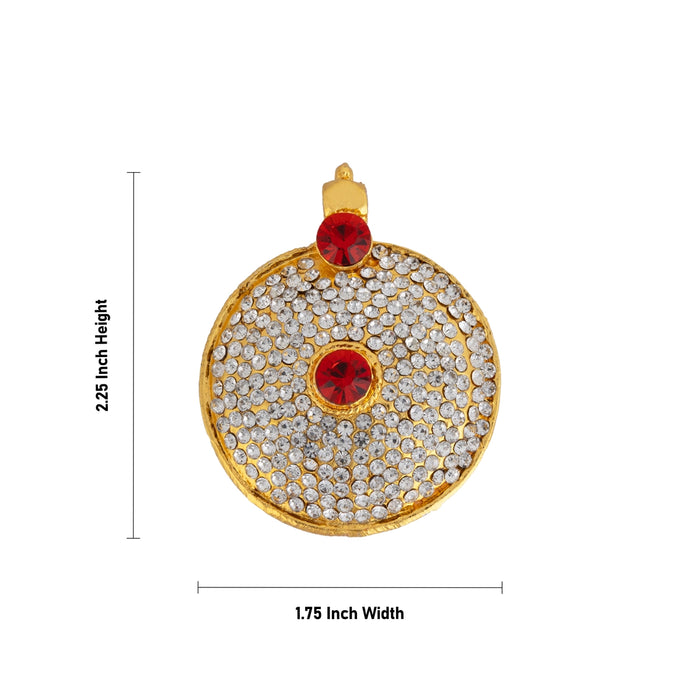 Stone Mangal Sutra Set - 2.25 x 1.75 Inches| Mangal Sutra / Pottu Thaali / Mangalsutra for Deity