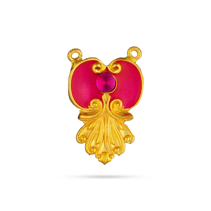 Stone Necklace - 4 x 2.5 Inches | Stone Jewellery/ Artificial Jewelry For Deity Alangaram