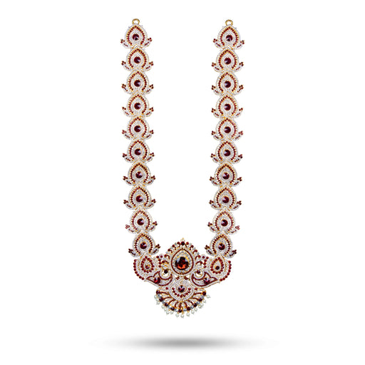 Stone Haram - 24 Inches | Multicolour Stone Jewellery/ Long Necklace for Deity - Neck & Body Accessories