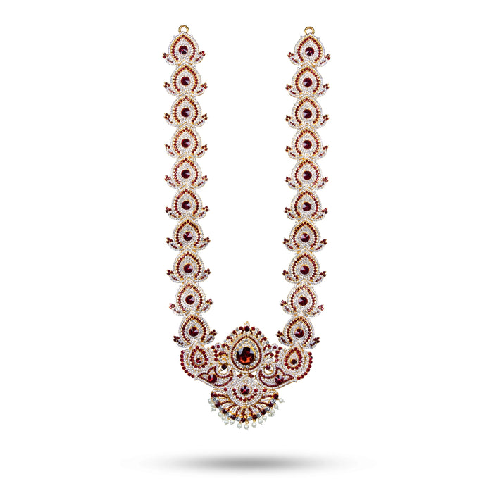 Stone Haram - 24 Inches | Multicolour Stone Jewellery/ Long Necklace for Deity - Neck & Body Accessories