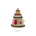 Half Stone Crown - 1.5 x 1 Inches | Multicolour Stone Kireedam/ Kiridam/ Mukut for Deity - Head & Face Accessories