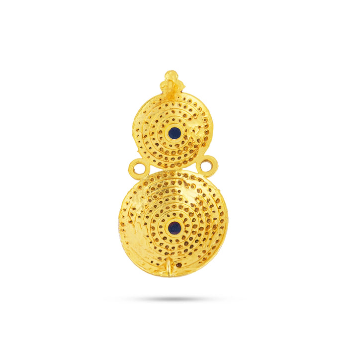 Stone Karnapathakkam - 3 x 1.5 Inches | Ear Jewelry / Traditional Ear Accessory for Deity Decor