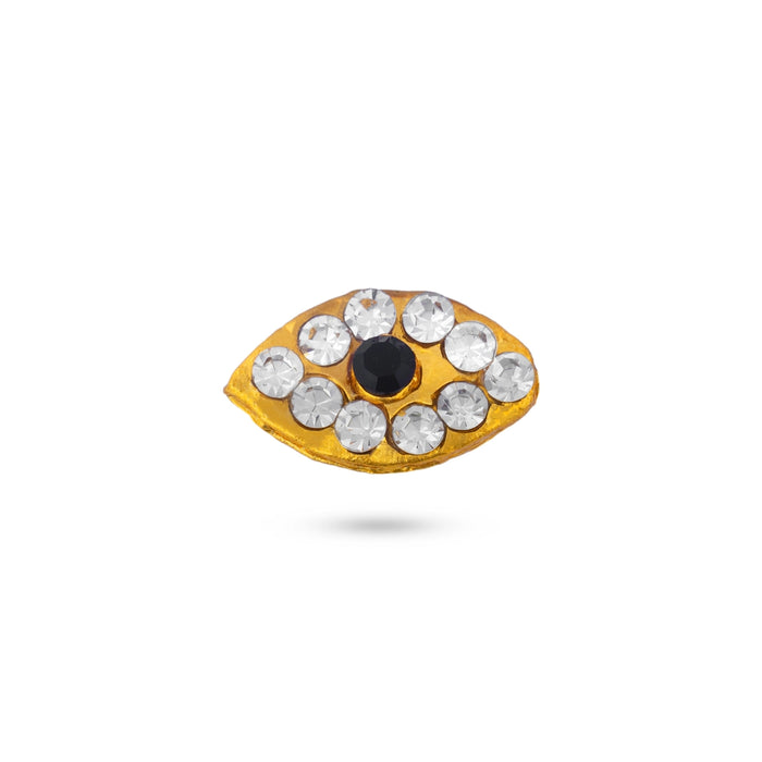 Amman Face Set | Stone Amman Face / Multicolour Stone Mugam for Deity