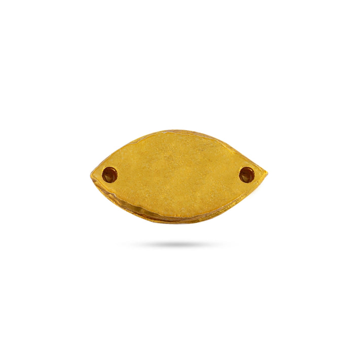 Stone Eye Pair - 0.5 x 1 Inches | Stone Kanmalar/ Amman Kanmalar for Deity Decor