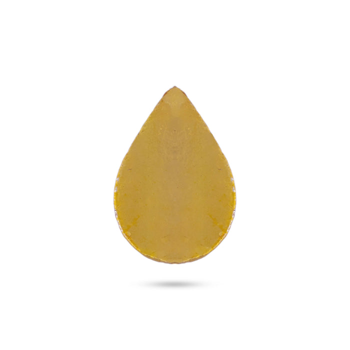 Stone Pottu - 0.5 x 0.25 Inches | Stone Bindi/ Stone Tilak for Deity