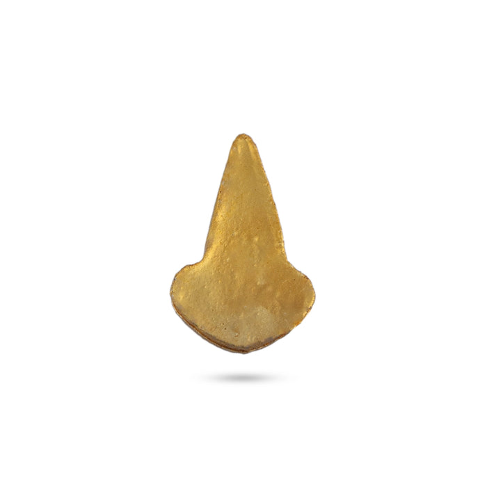 Stone Tilak - 0.5 x 0.25 Inches | Stone Bindi/ Pottu Stone for Deity Alangaram