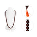 Red Chandan Mala With Thread Knot - 22 Inches | 10 mm/ Sandalwood Mala/ Sandal Mala for Meditation - Chandan Mala, Pendant, Bracelet