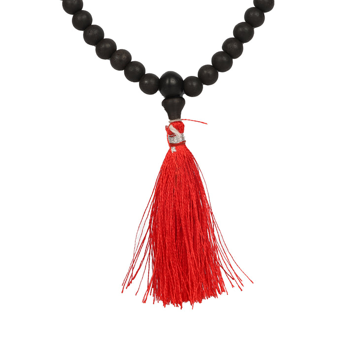 Karungali Mala - 6 mm | Ebony Mala/ Karungali Kattai Malai for Men and Women