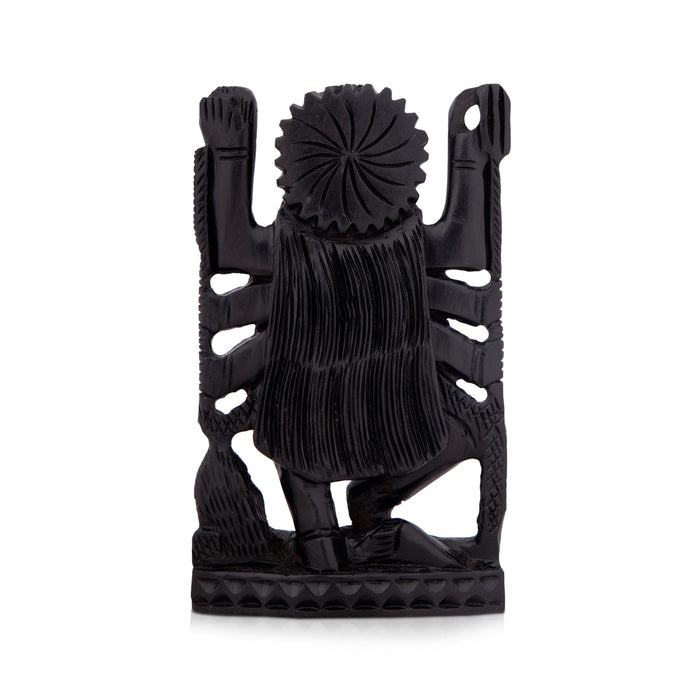 Kali Maa Murti - 4 x 2.5 Inches | Kali Mata Statue/ Karungali Statue for Pooja/ 65 Gms Approx - Karungali & Ebony Murties