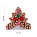Stone Crown - 3 x 4 Inches | Open Type Kireedam/ Multicolour Stone & Beads Design Kiridam/ Mukut for Deity - Head & Face Accessories