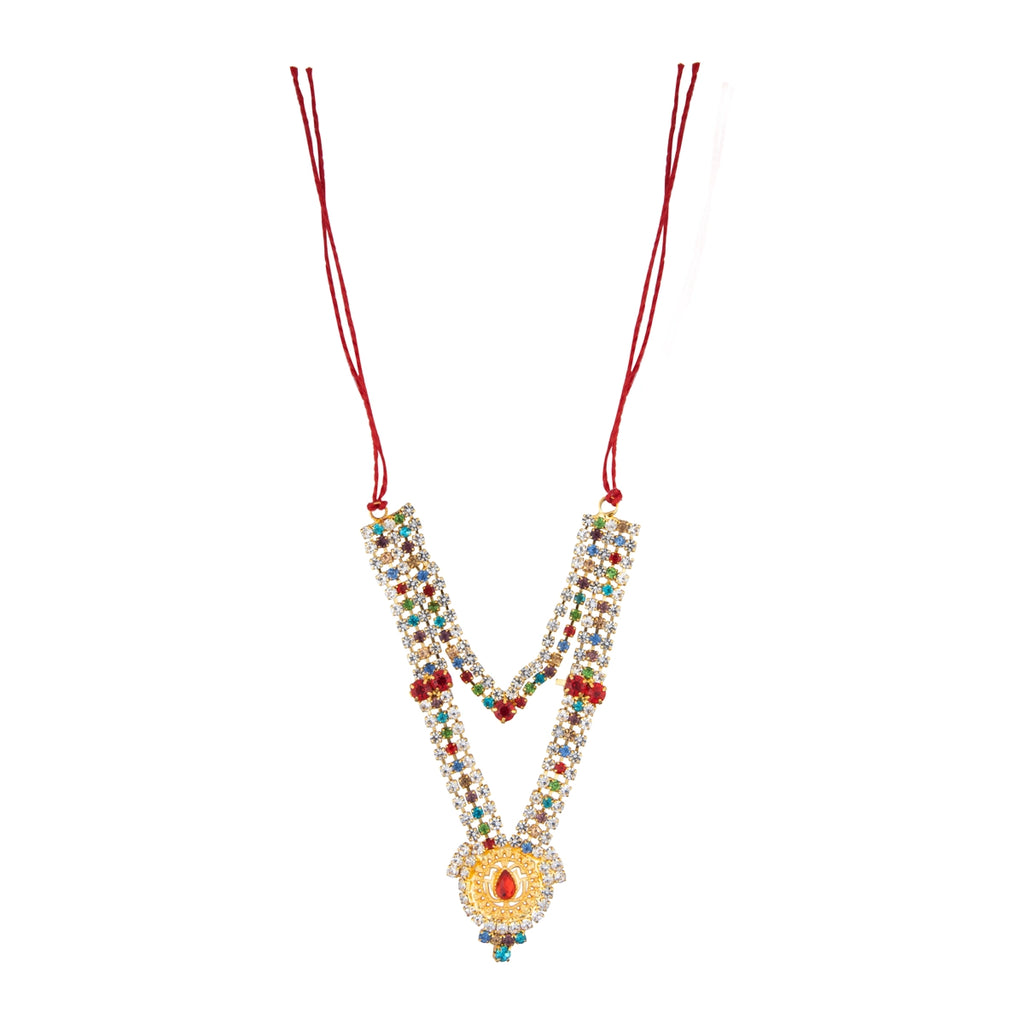 God Imitation Jewellery - 2 Inches | Deity Necklace/ Jewellery for Goddess Idol