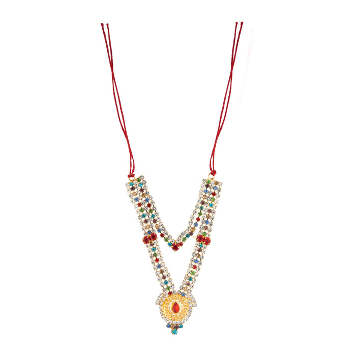 God Imitation Jewellery - 2 Inches | Deity Necklace/ Jewellery for Goddess Idol