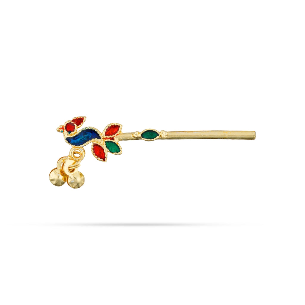 Krishna Flute - 2 Inches | Deity Jewellery/ Krishna Bansuri for Deity Decor