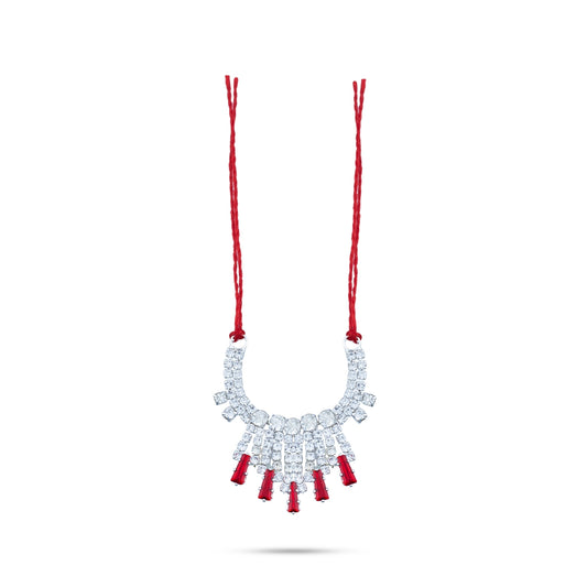 Stone Necklace - 1.5 Inches | Artificial Jewelry/ Stone Jewellery for Deity - Neck & Body Accessories