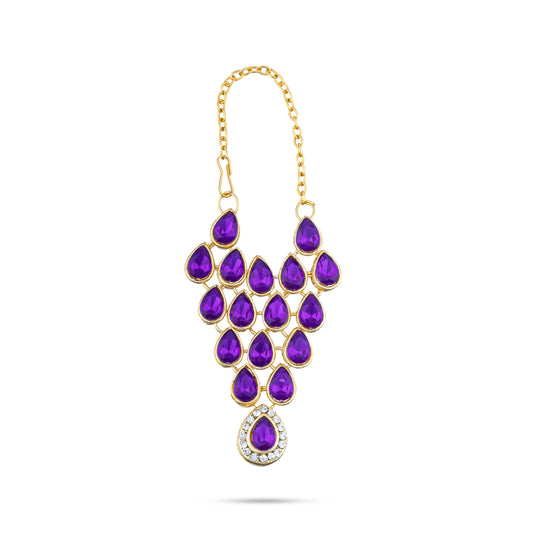 Stone Necklace - 3 Inches | Artificial Jewelry/ Stone Jewellery for Deity - Neck & Body Accessories